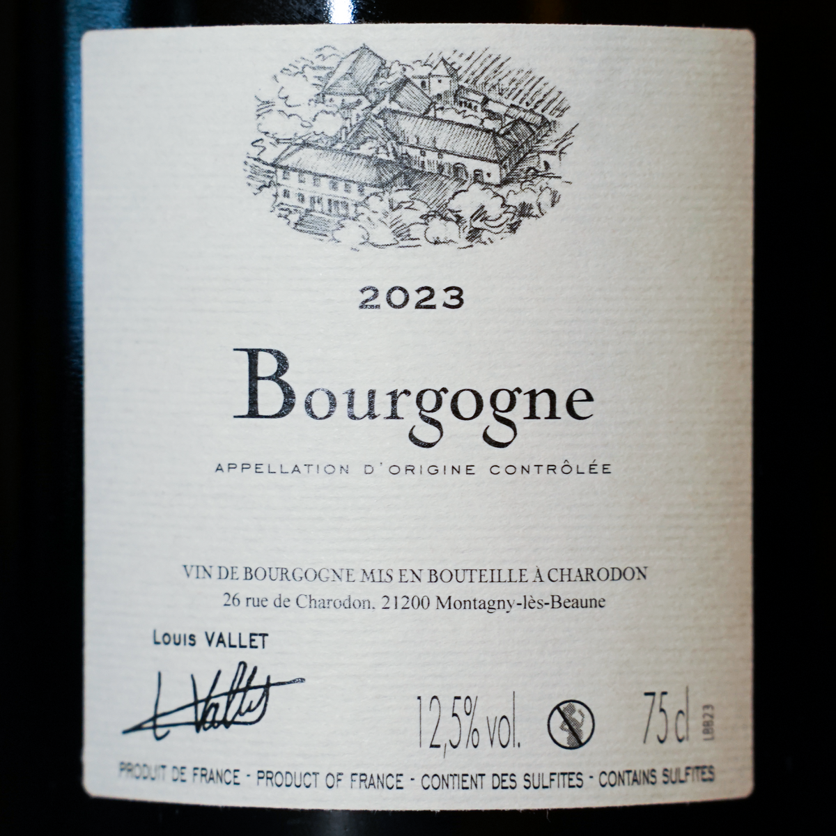Bourgogne Blanc 2023 - Charodon par L. Vallet