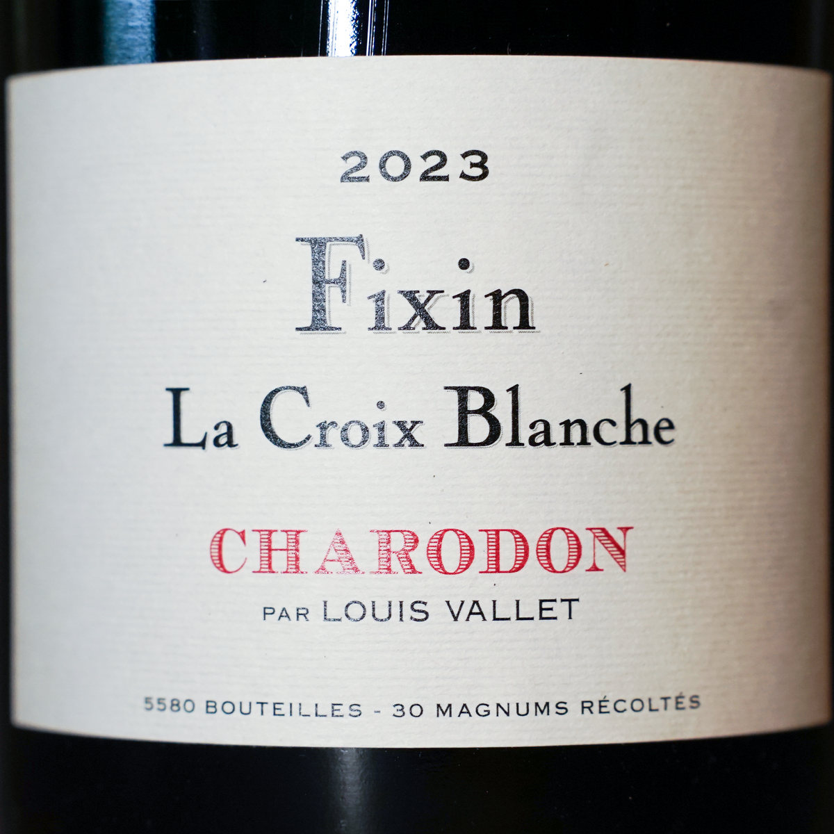 Fixin 'La croix blanche' 2023 - Charodon par L. Vallet