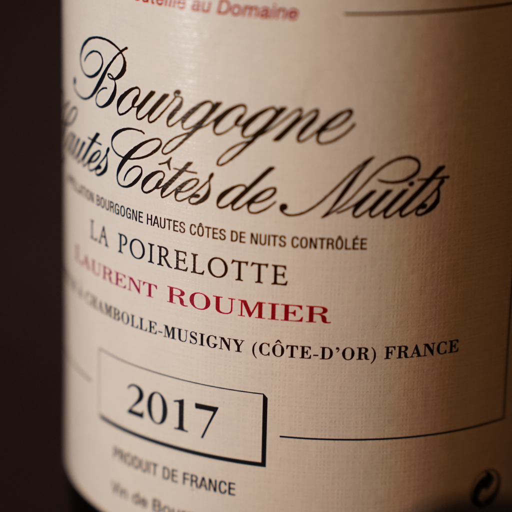 Hautes Côtes de Nuits 'La Poirelotte' 2017 - Laurent Roumier