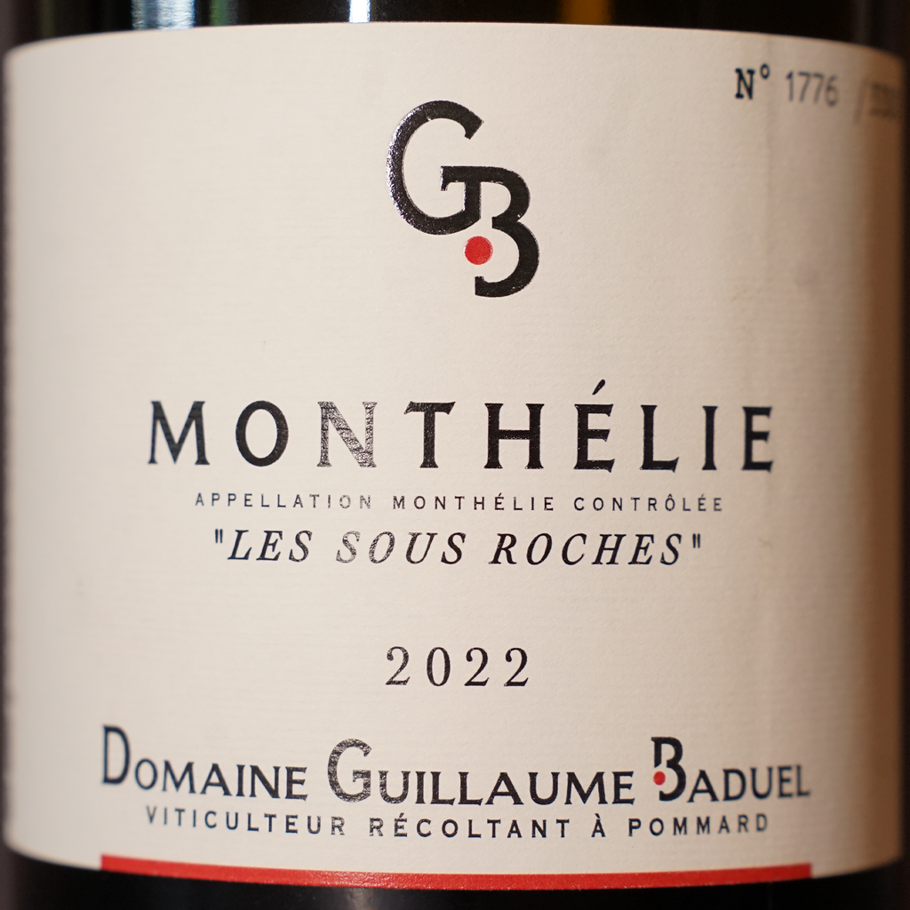 Monthélie 1er Cru 'Les Sous Roches' Blanc 2022 - Domaine Guillaume Baduell