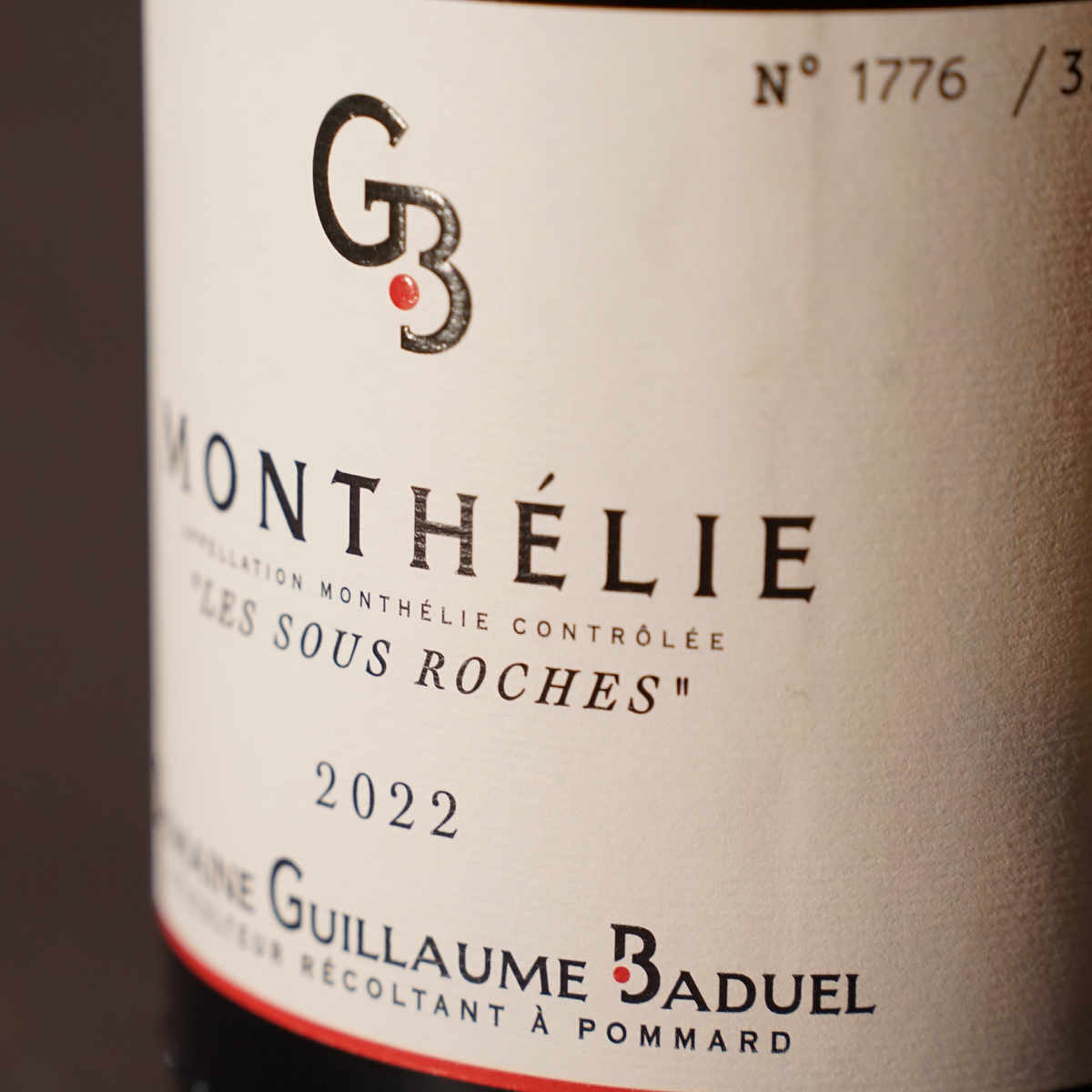 Monthélie 1er Cru 'Les Sous Roches' Blanc 2022 - Domaine Guillaume Baduell