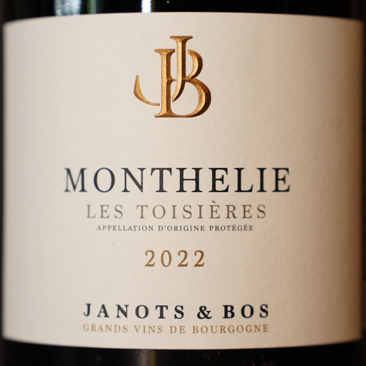 Monthelie Blanc 'Les Toisières' 2022 - Janots & Bos