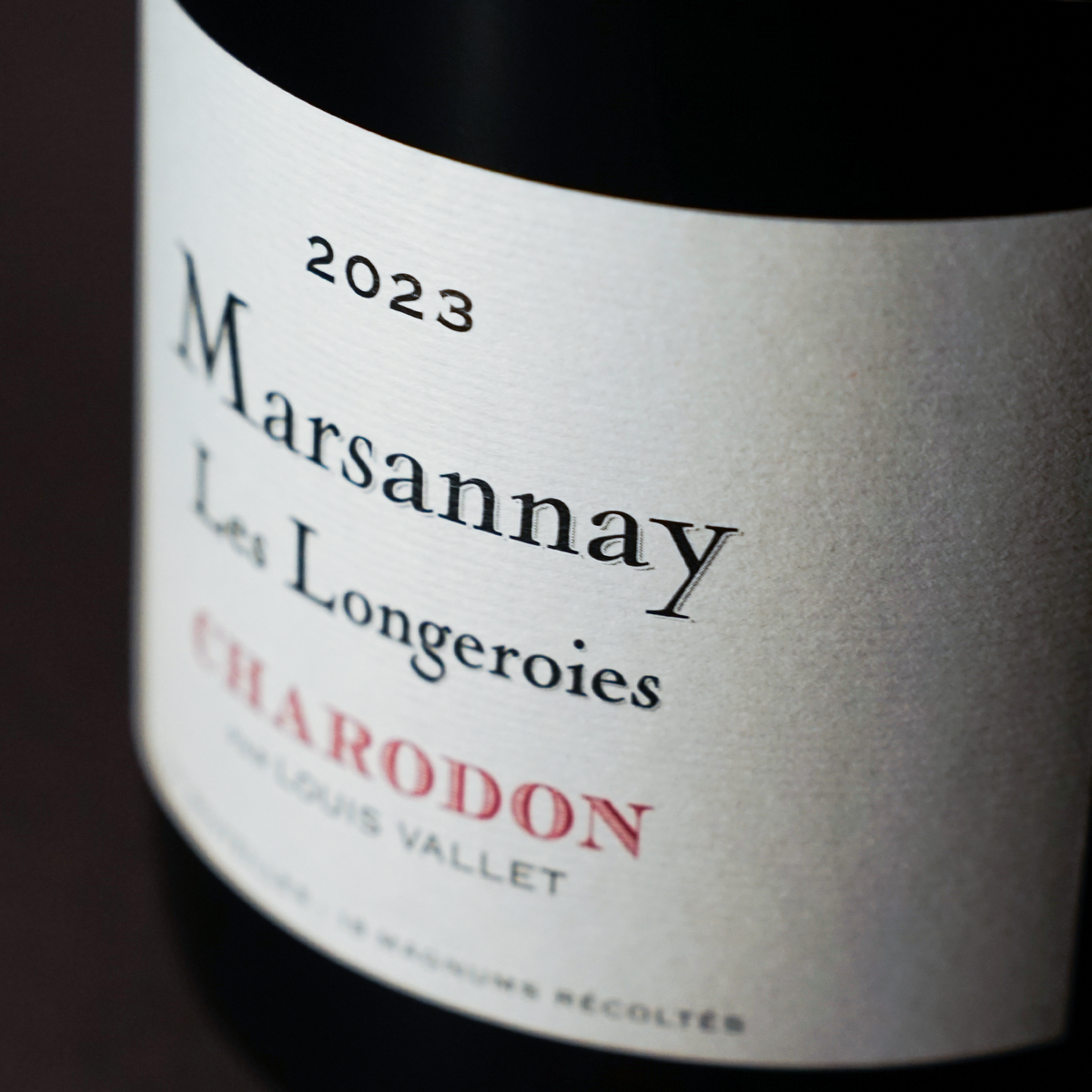 Marsannay 'Les Longeroies' 2023 - Charodon par L. Vallet