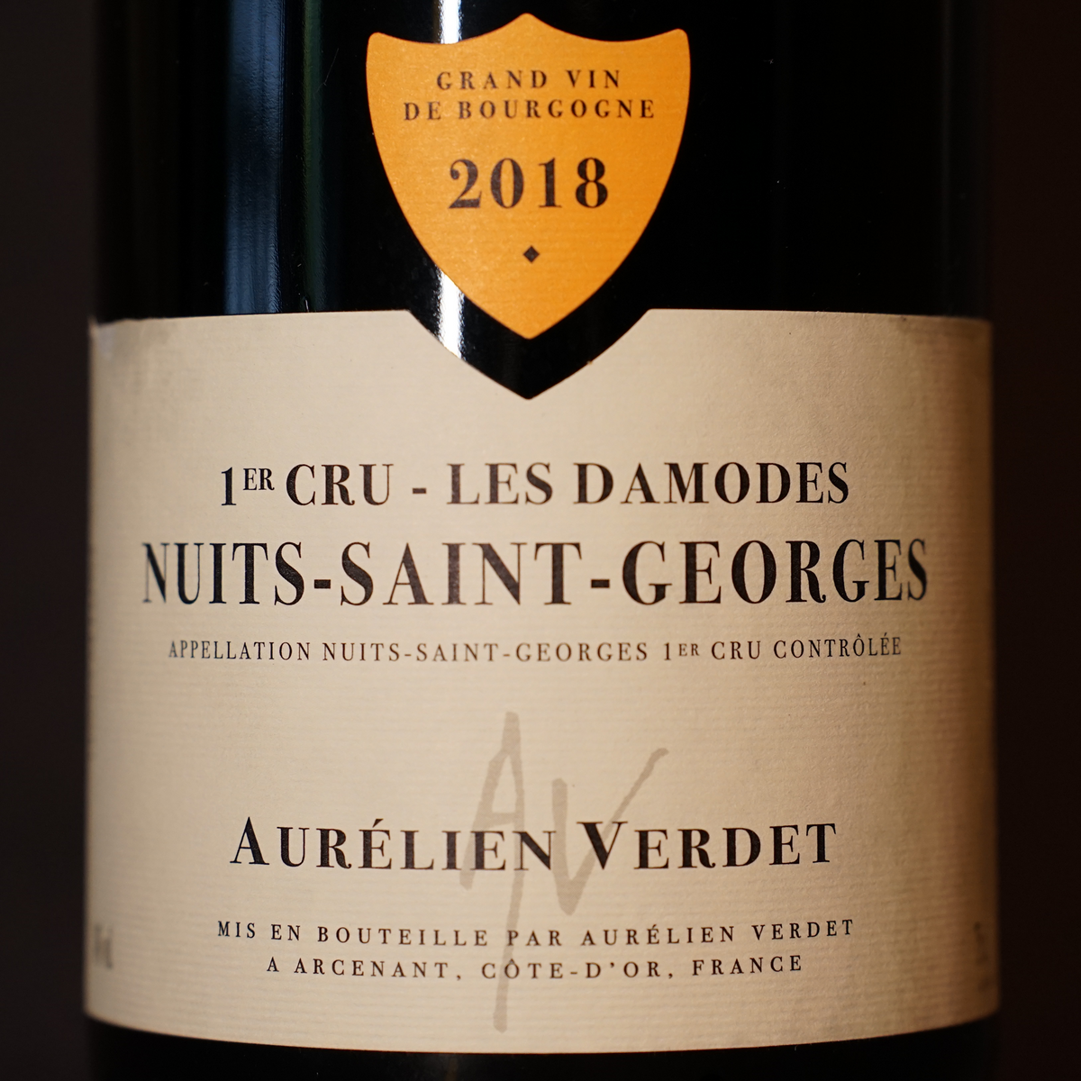 Nuits-Saint-Georges 'Les Damodes' 2018 - Aurélien Verdet