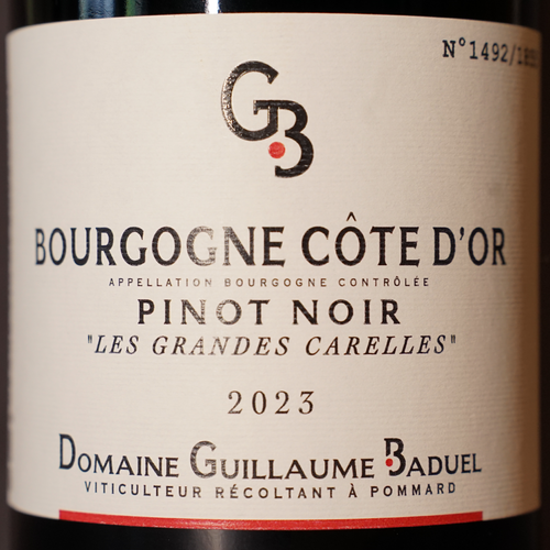 Bourgogne Pinot Noir 'Les Grand Carelles' 2023 - Domaine Guillaume Baduell