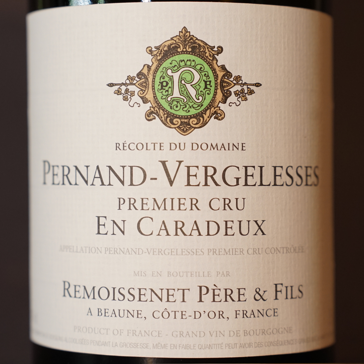 Pernard Vergelesses 1er Cru 'En Caradeux' Blanc 2023 - Remoissenet Père & Fils