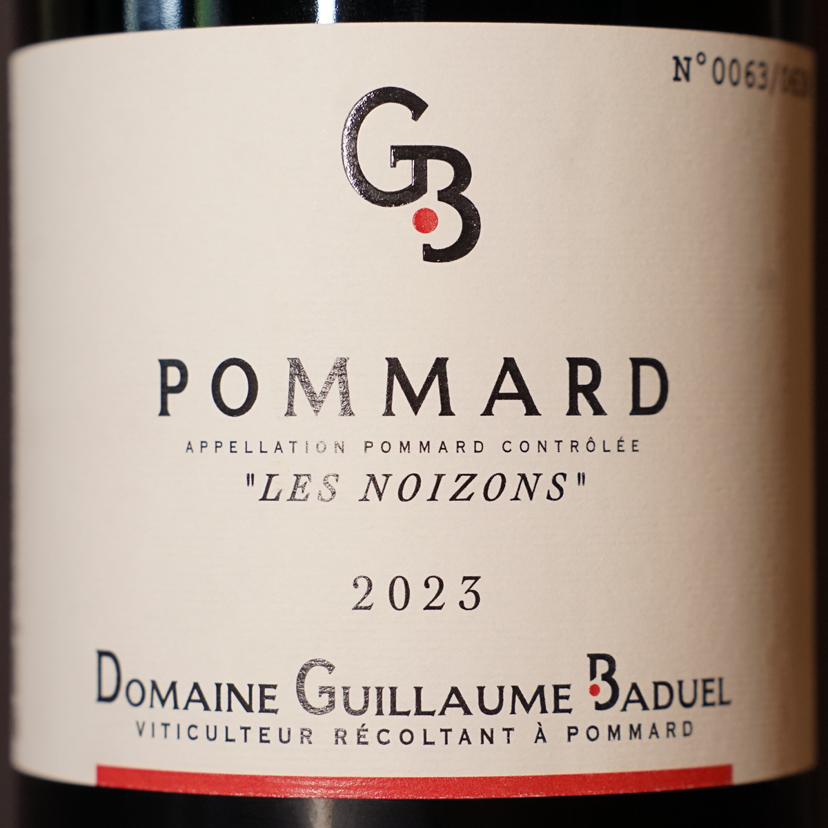 Pommard 'Les Noizons' 2023 - Domaine Guillaume Baduell