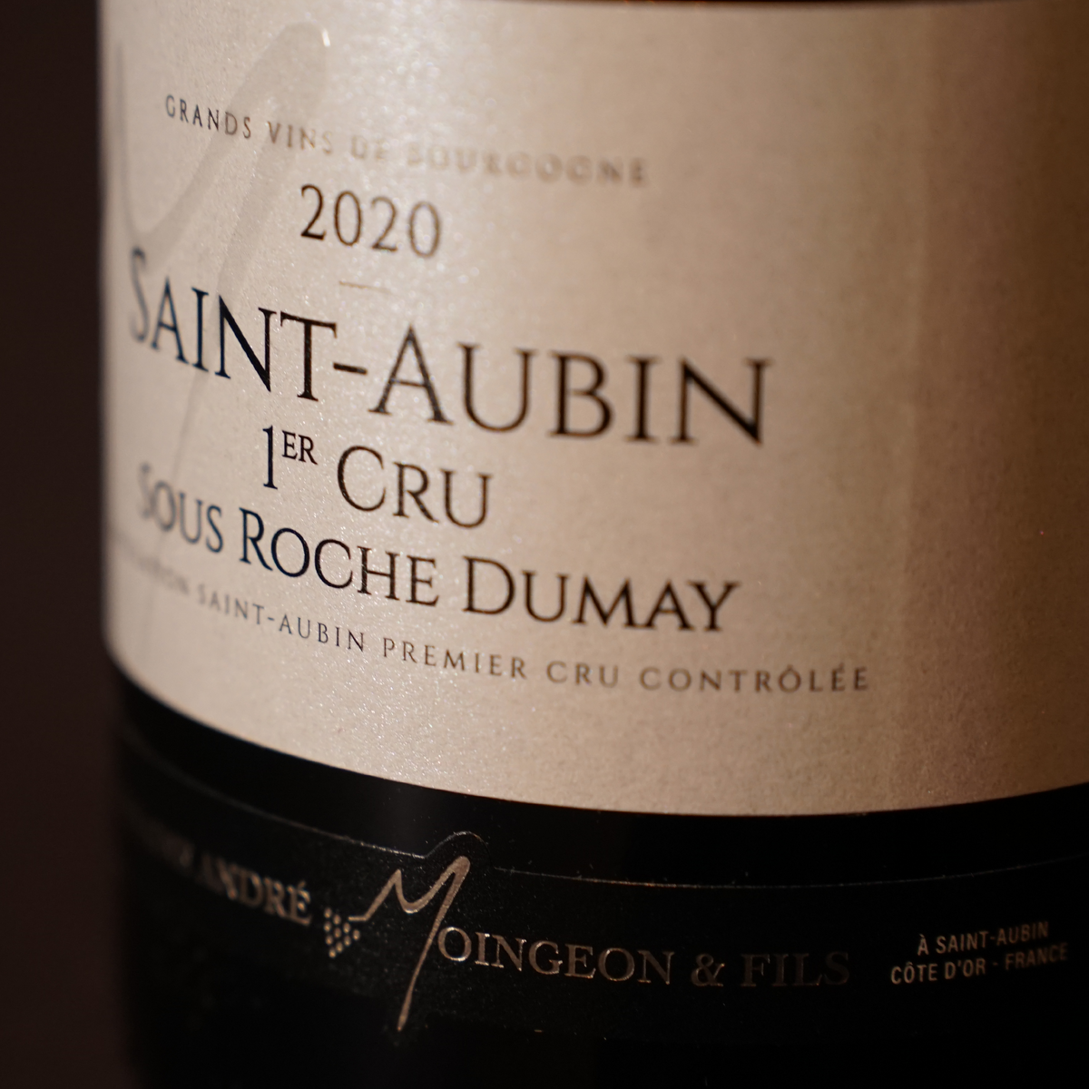 Saint-Aubin 1er Cru 'Sous Roche Dumay' 2020 - Domaine Moingeon
