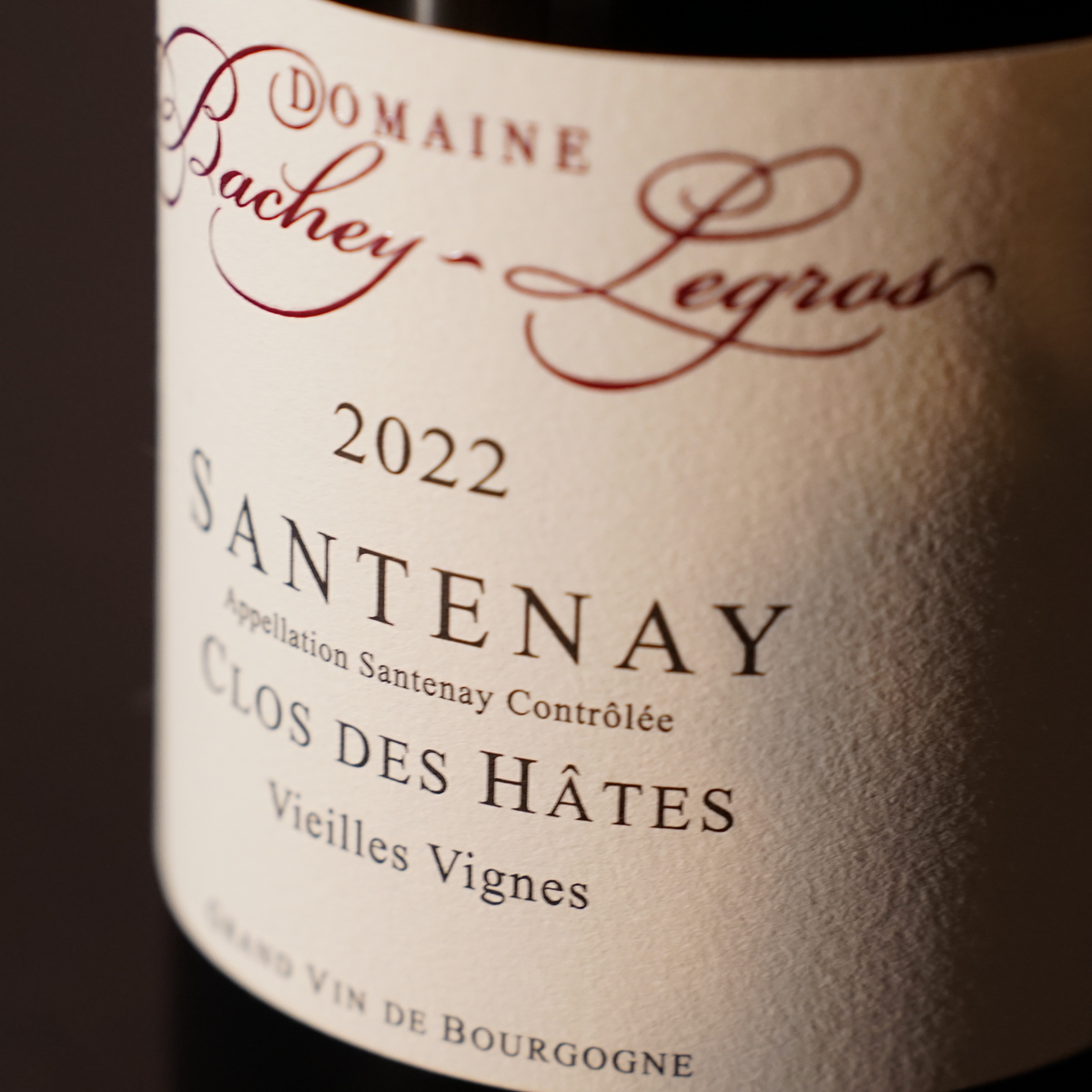 Santenay 'Clos des Hâtes' 2022 - Domaine Bachey Legros