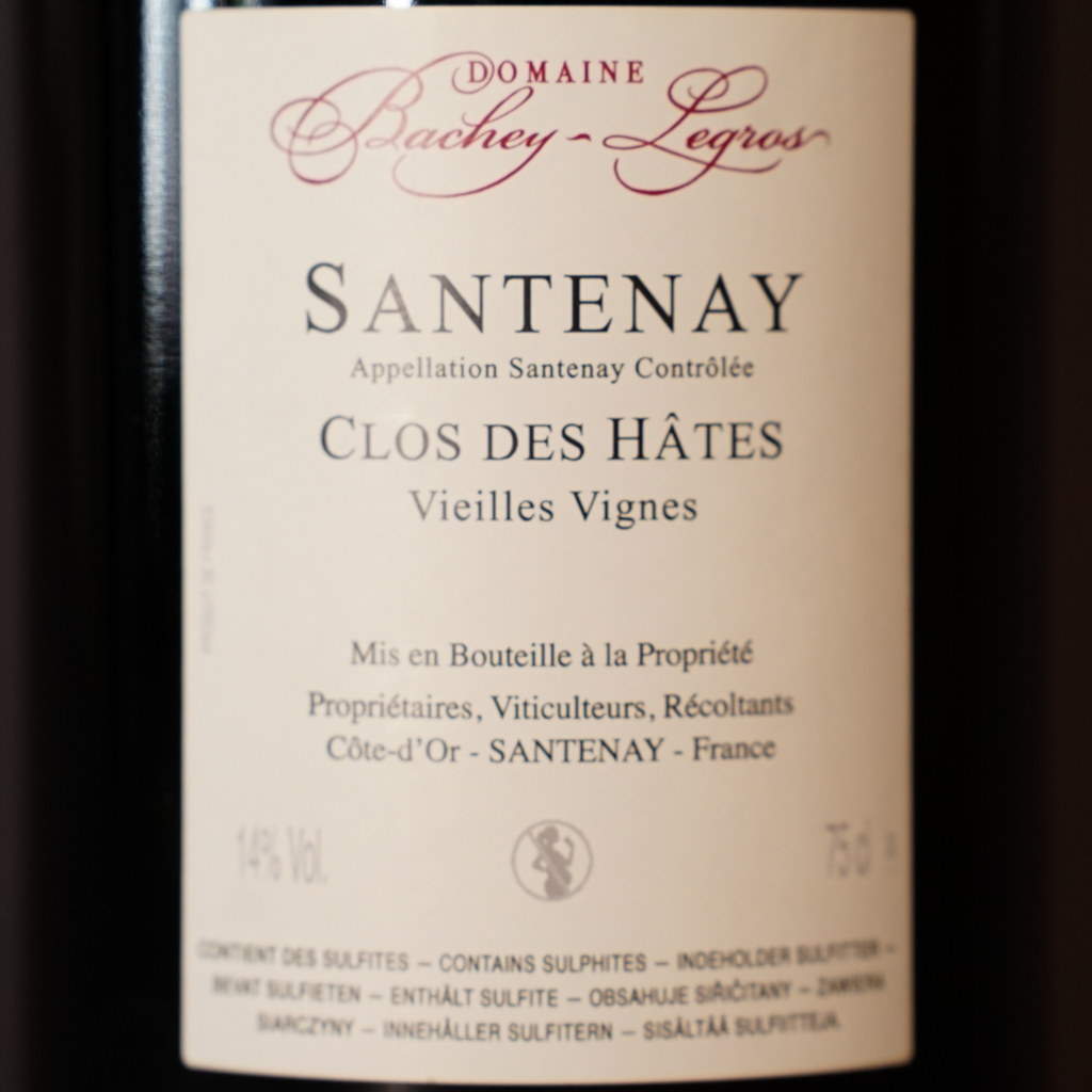 Santenay 'Clos des Hâtes' 2022 - Domaine Bachey Legros