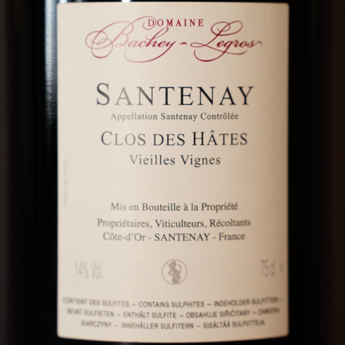 Santenay 'Clos des Hâtes' 2022 - Domaine Bachey Legros