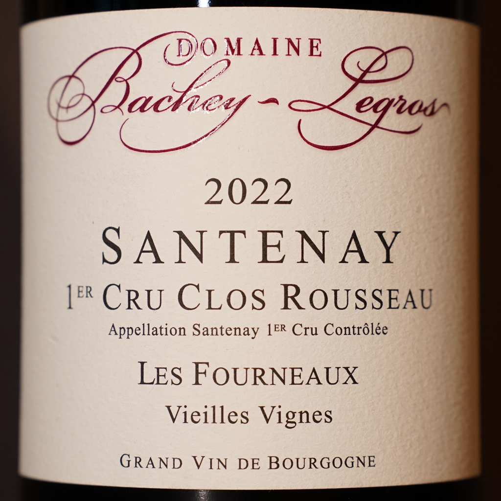 Santenay 1er Cru Clos Russeau 'Les Fourneaux' 2022 - Domaine Bachey Legros