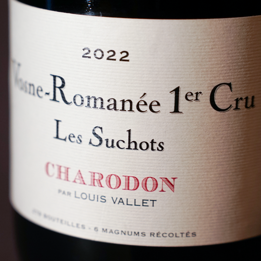Vosne-Romanée 1er Cru 'les Suchots' 2022 - Charodon par L. Vallet